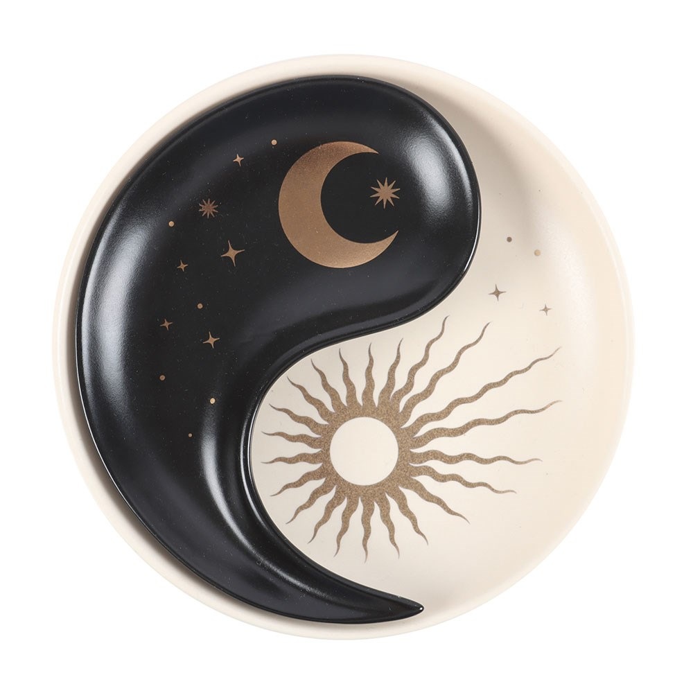 Something Different - Yin Yang Stacking Decoratie schaaltje - Zwart/Wit